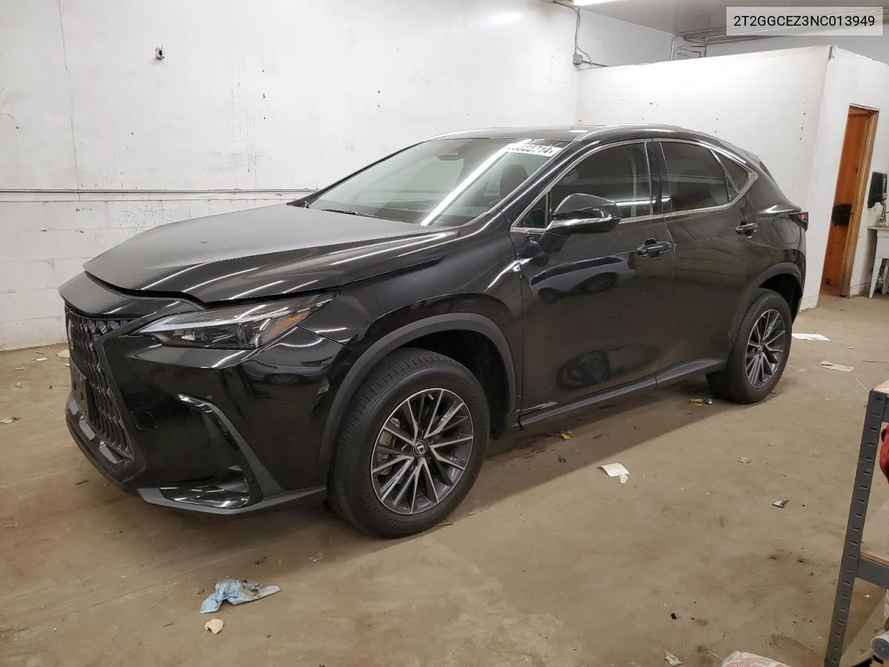 2022 Lexus Nx 350 VIN: 2T2GGCEZ3NC013949 Lot: 76555714