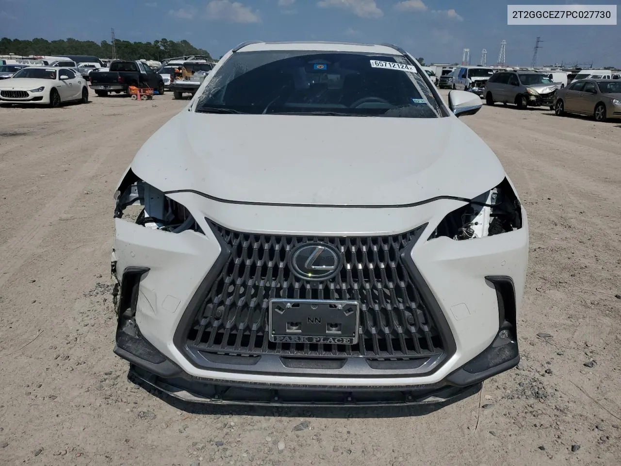 2023 Lexus Nx 350 VIN: 2T2GGCEZ7PC027730 Lot: 65712124