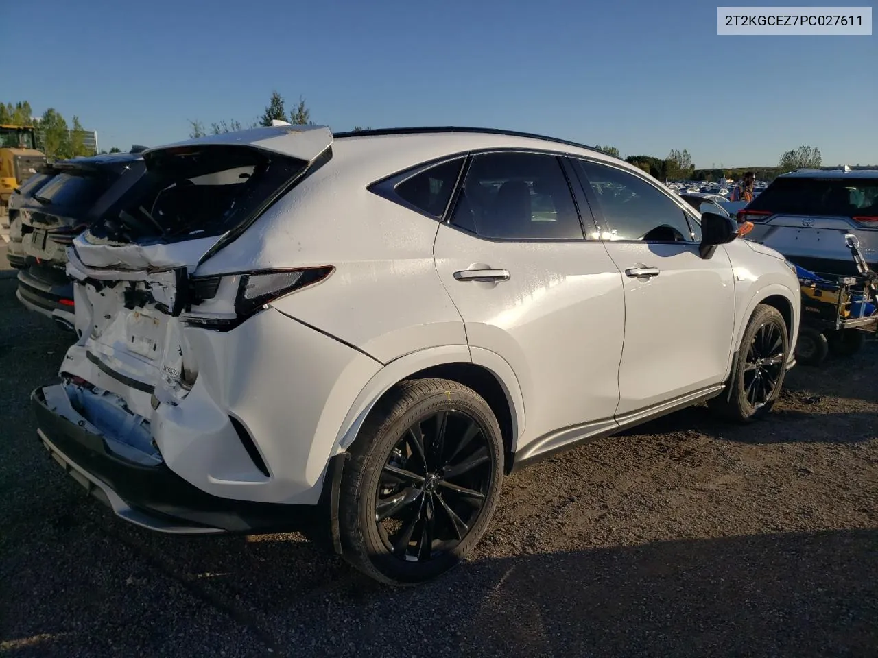 2023 Lexus Nx 350 VIN: 2T2KGCEZ7PC027611 Lot: 72510804