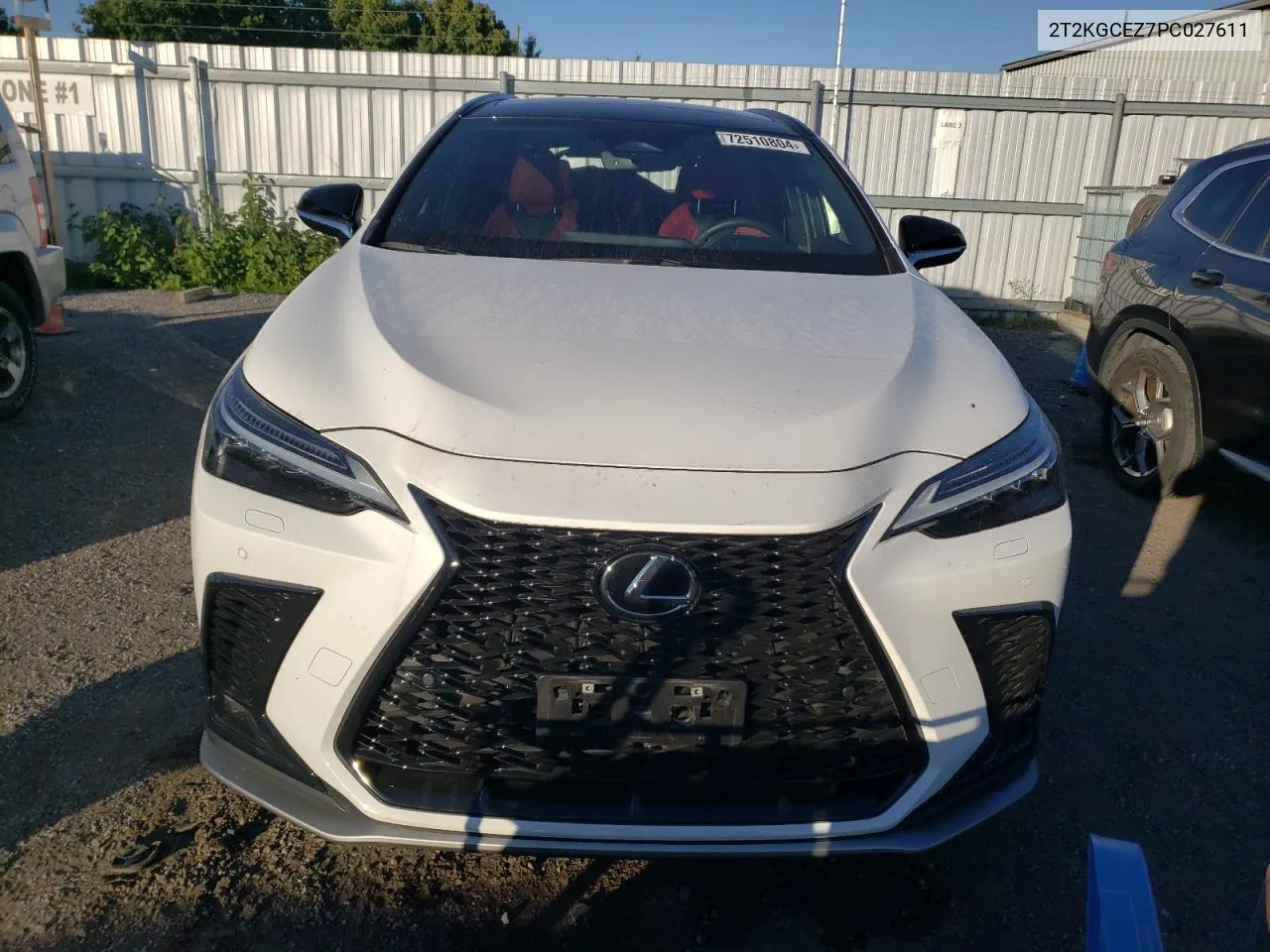 2023 Lexus Nx 350 VIN: 2T2KGCEZ7PC027611 Lot: 72510804