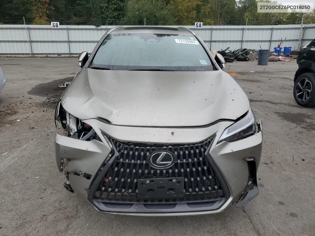 2023 Lexus Nx 350 VIN: 2T2GGCEZ6PC018050 Lot: 73150684