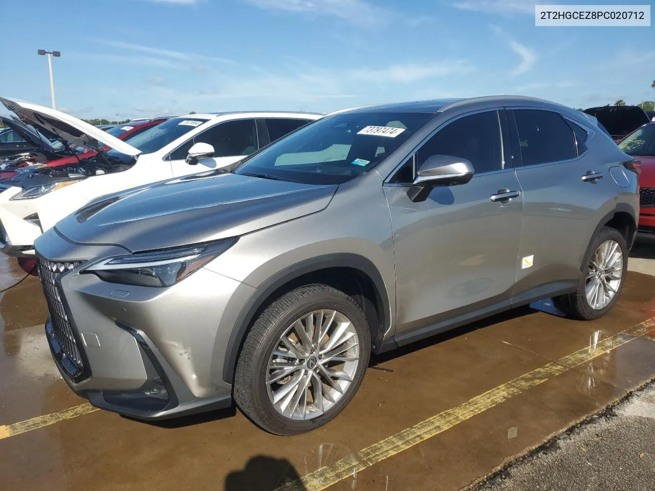 2023 Lexus Nx 350 VIN: 2T2HGCEZ8PC020712 Lot: 73797474