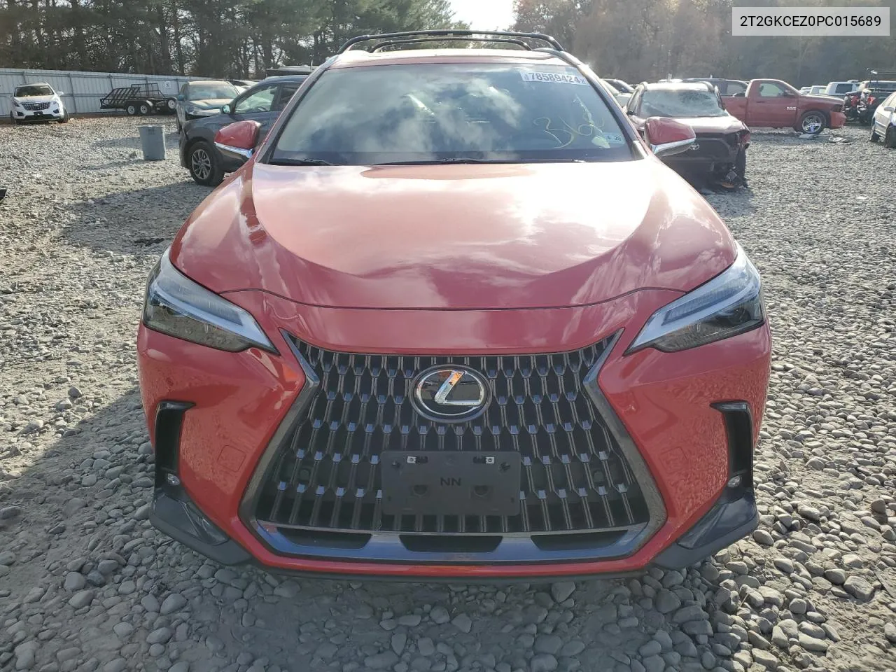 2023 Lexus Nx 350H VIN: 2T2GKCEZ0PC015689 Lot: 78589424