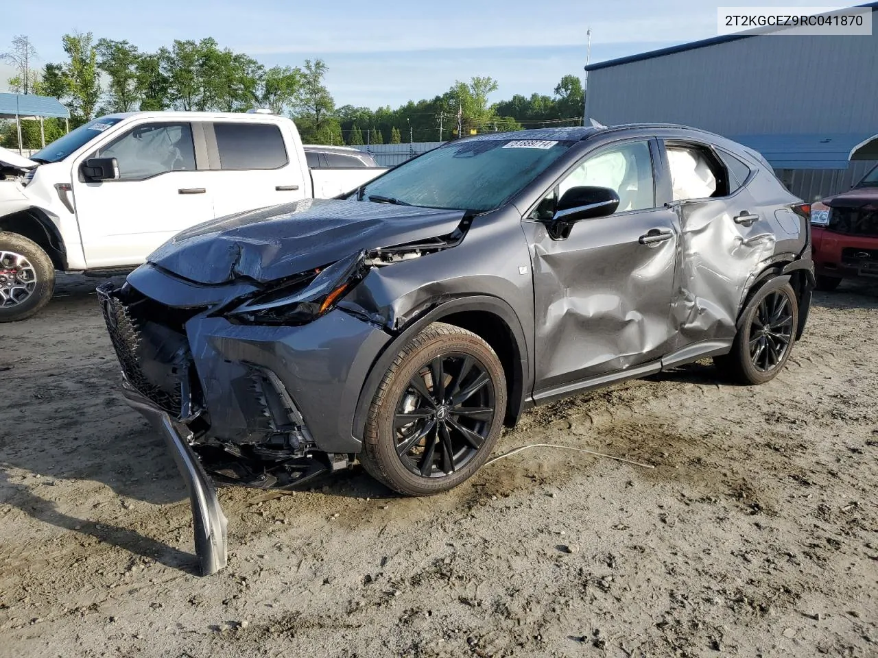 2024 Lexus Nx 350 Luxury VIN: 2T2KGCEZ9RC041870 Lot: 51889714