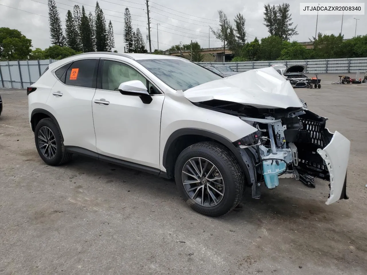 2024 Lexus Nx 250 Base VIN: JTJADCAZXR2008340 Lot: 61440184