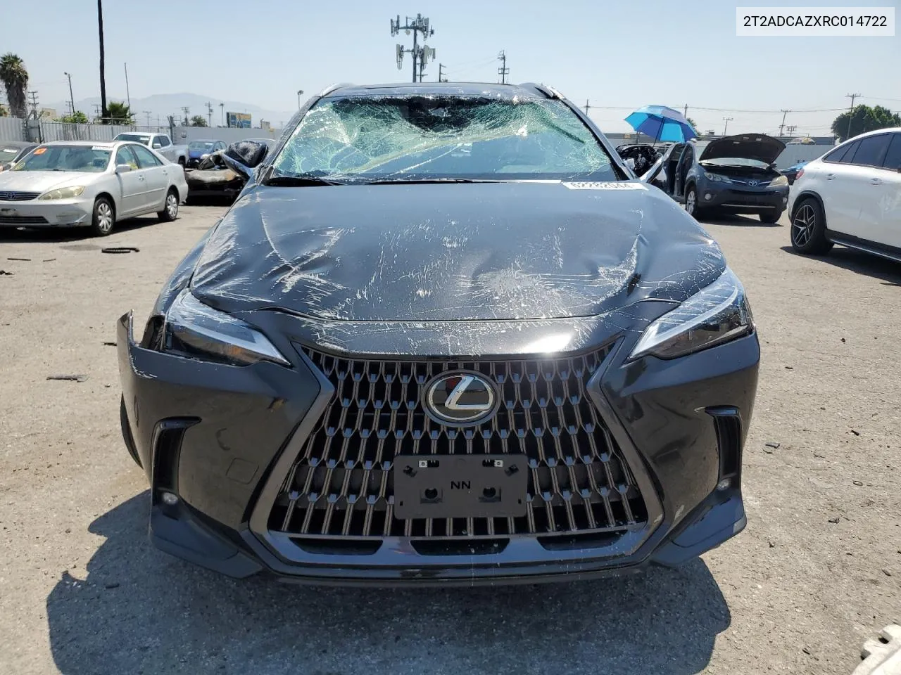 2024 Lexus Nx 250 Base VIN: 2T2ADCAZXRC014722 Lot: 62282044