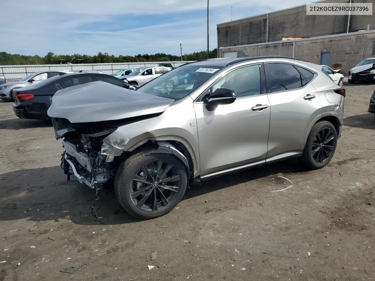 2024 Lexus Nx 350 Luxury VIN: 2T2KGCEZ9RC037396 Lot: 69736294