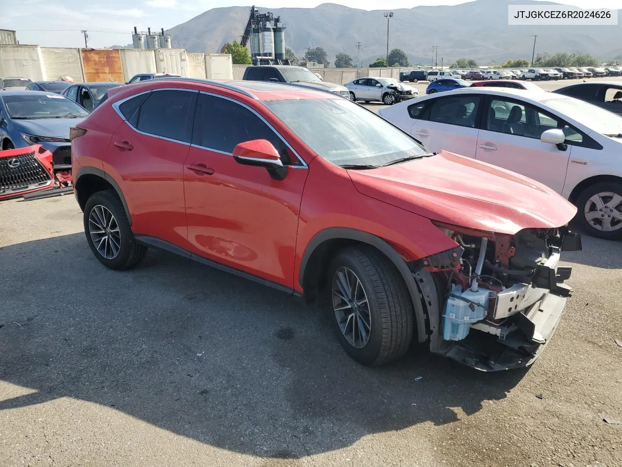 2024 Lexus Nx 350H Base VIN: JTJGKCEZ6R2024626 Lot: 74397974