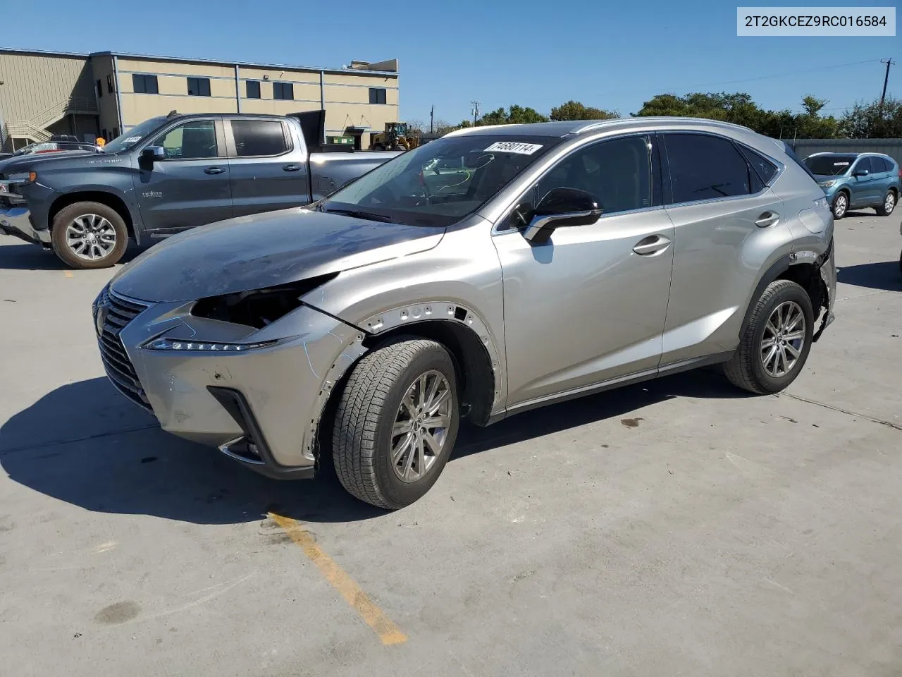 2024 Lexus Nx 350H Base VIN: 2T2GKCEZ9RC016584 Lot: 74680114