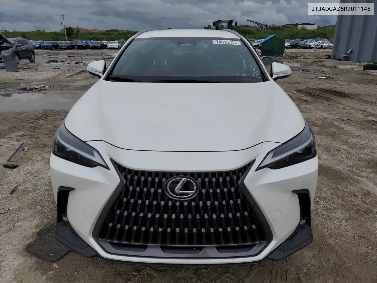 2024 Lexus Nx 250 Base VIN: JTJADCAZ5R2011145 Lot: 74993474