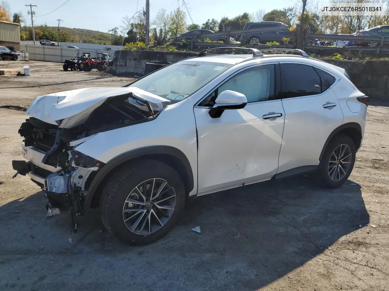 2024 Lexus Nx 350H Base VIN: JTJGKCEZ6R5018341 Lot: 75032724