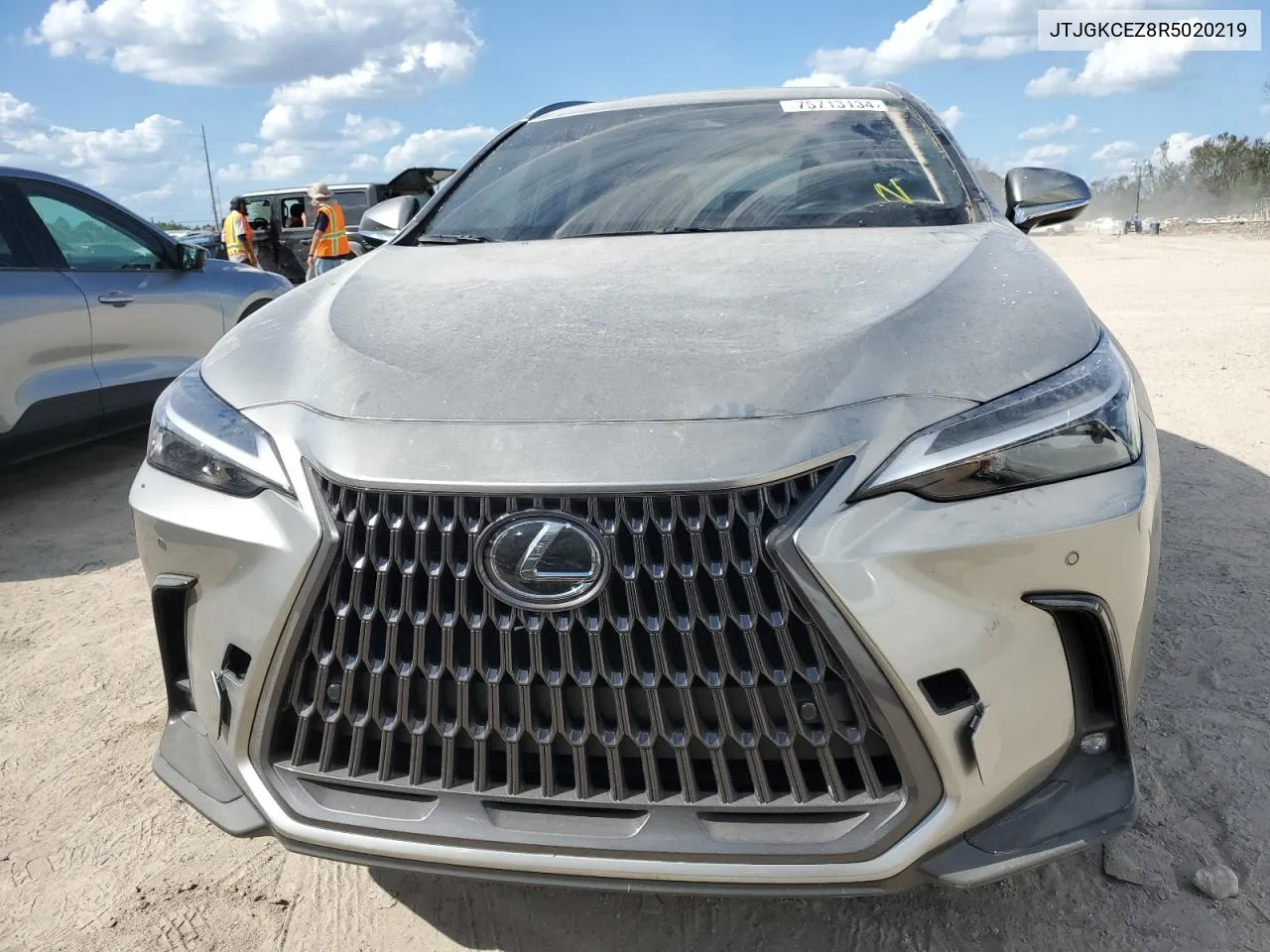 2024 Lexus Nx 350H Base VIN: JTJGKCEZ8R5020219 Lot: 75713134