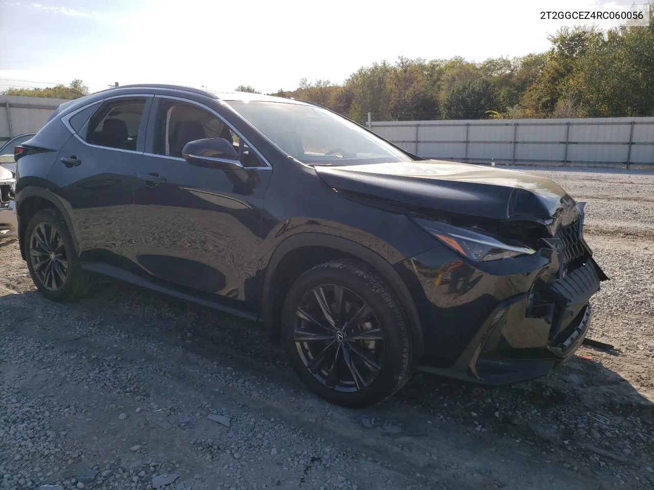 2024 Lexus Nx 350 Premium VIN: 2T2GGCEZ4RC060056 Lot: 75729434