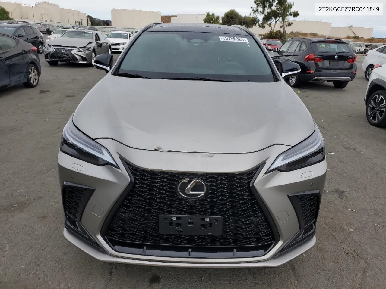 2024 Lexus Nx 350 Luxury VIN: 2T2KGCEZ7RC041849 Lot: 75766024