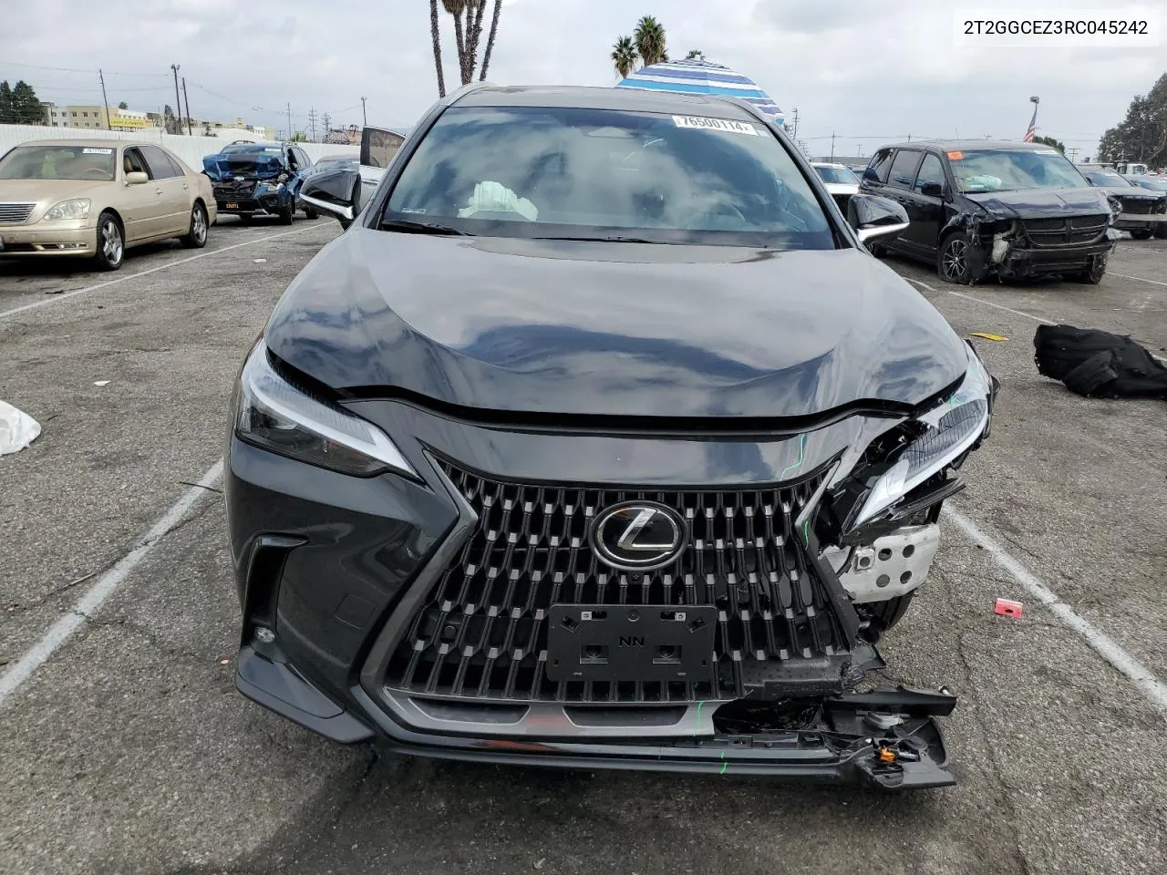 2024 Lexus Nx 350 Premium VIN: 2T2GGCEZ3RC045242 Lot: 76500114