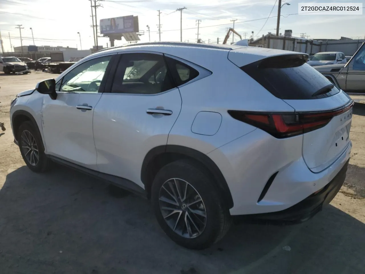 2024 Lexus Nx 250 Premium VIN: 2T2GDCAZ4RC012524 Lot: 76717194