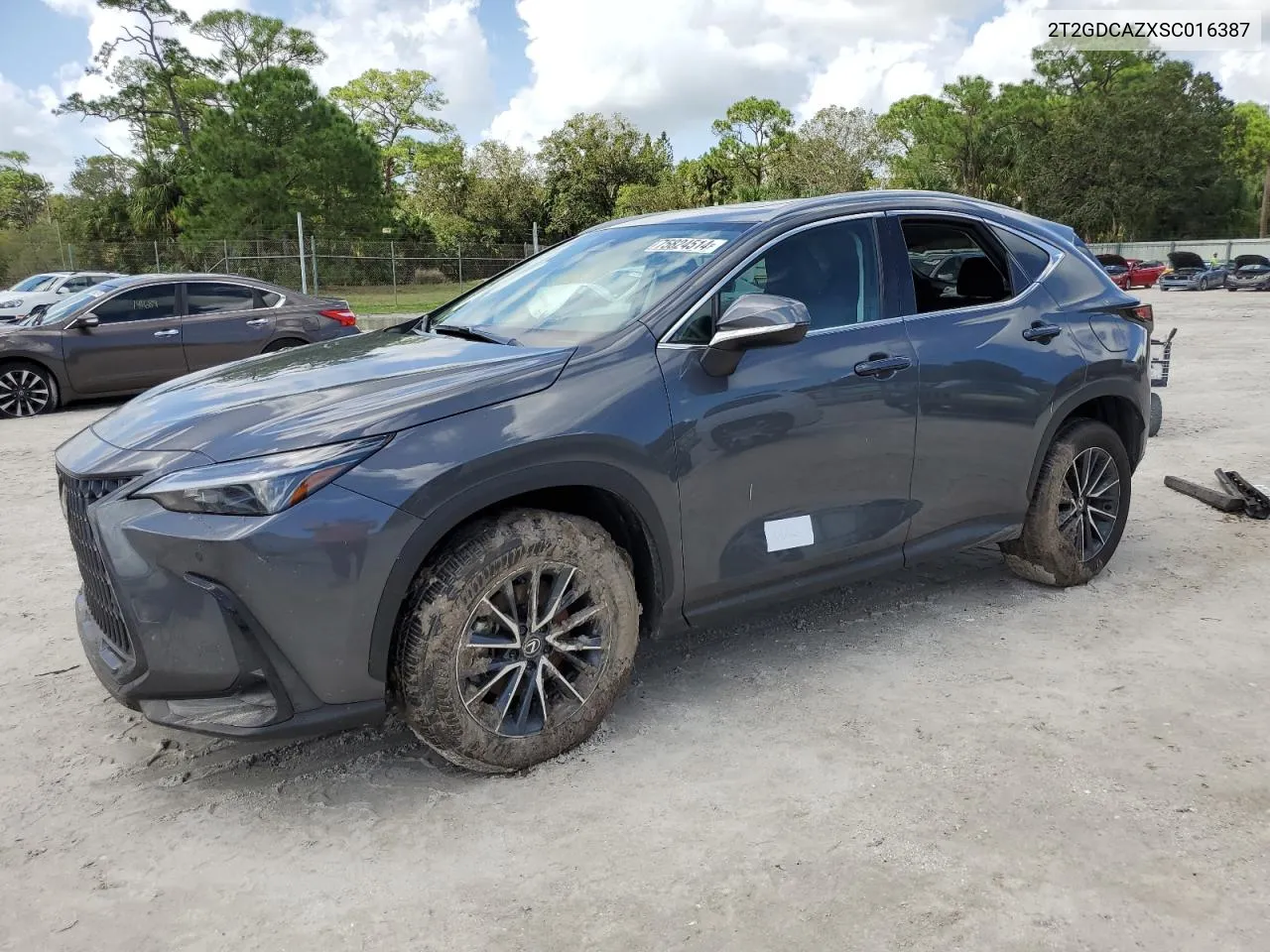 2025 Lexus Nx 250 Premium VIN: 2T2GDCAZXSC016387 Lot: 75824514