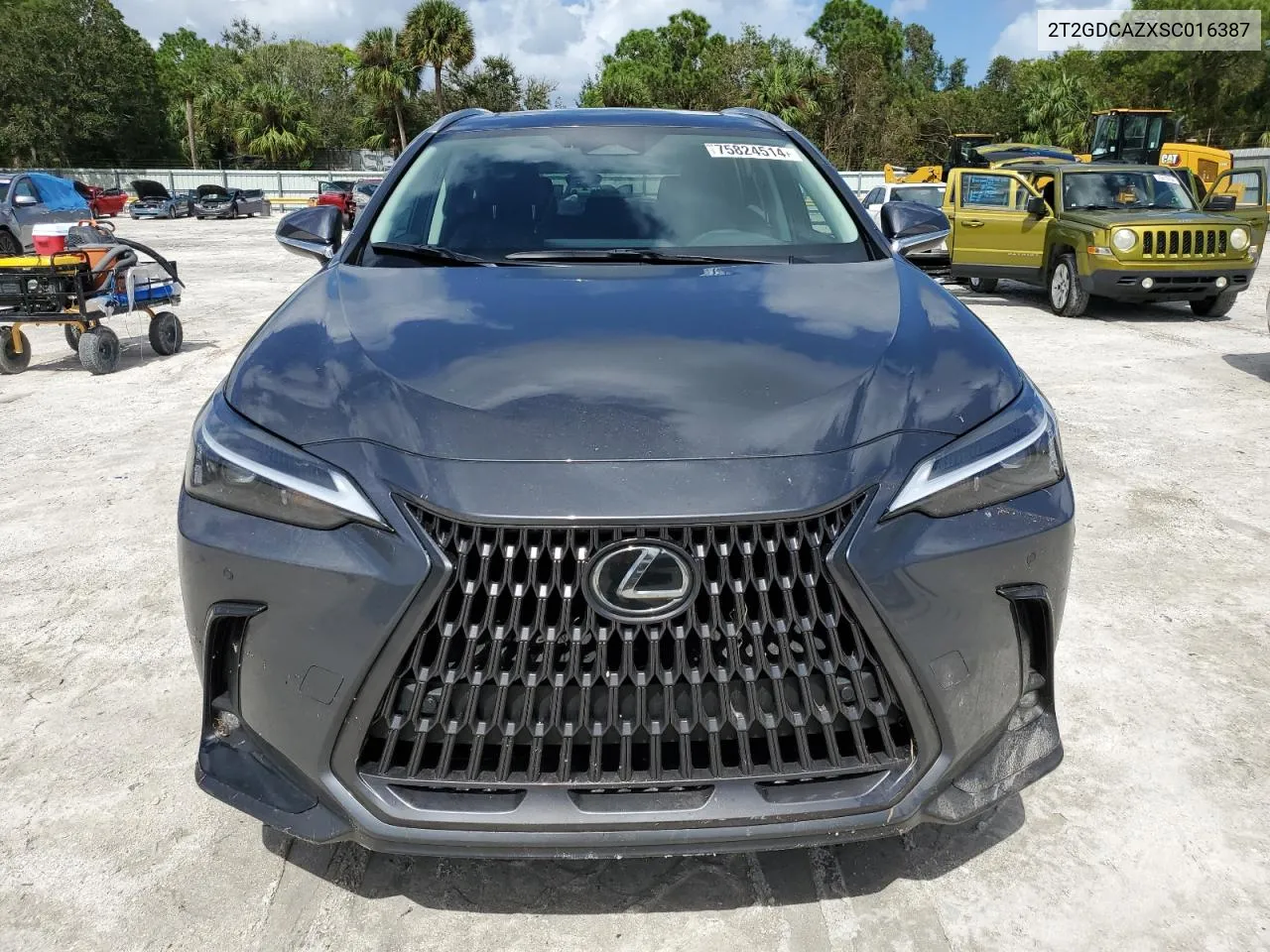 2025 Lexus Nx 250 Premium VIN: 2T2GDCAZXSC016387 Lot: 75824514