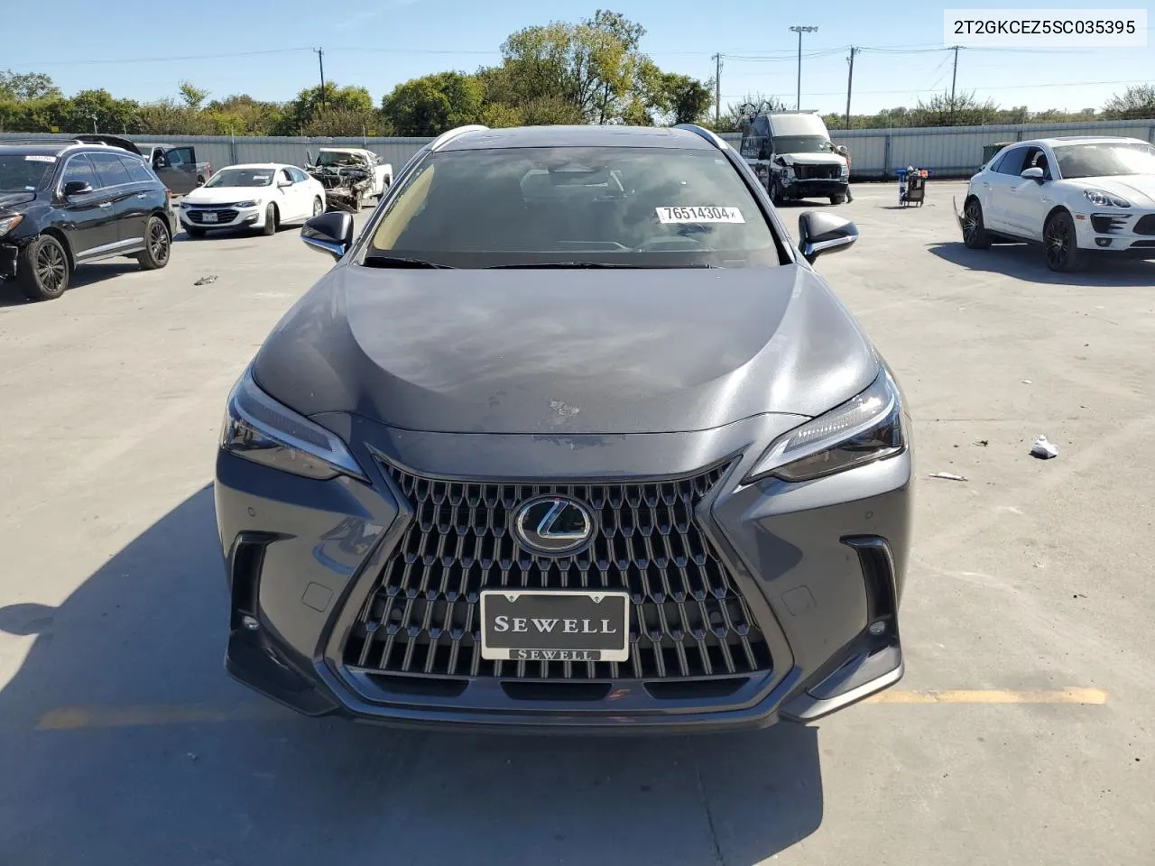 2025 Lexus Nx 350H Base VIN: 2T2GKCEZ5SC035395 Lot: 76514304