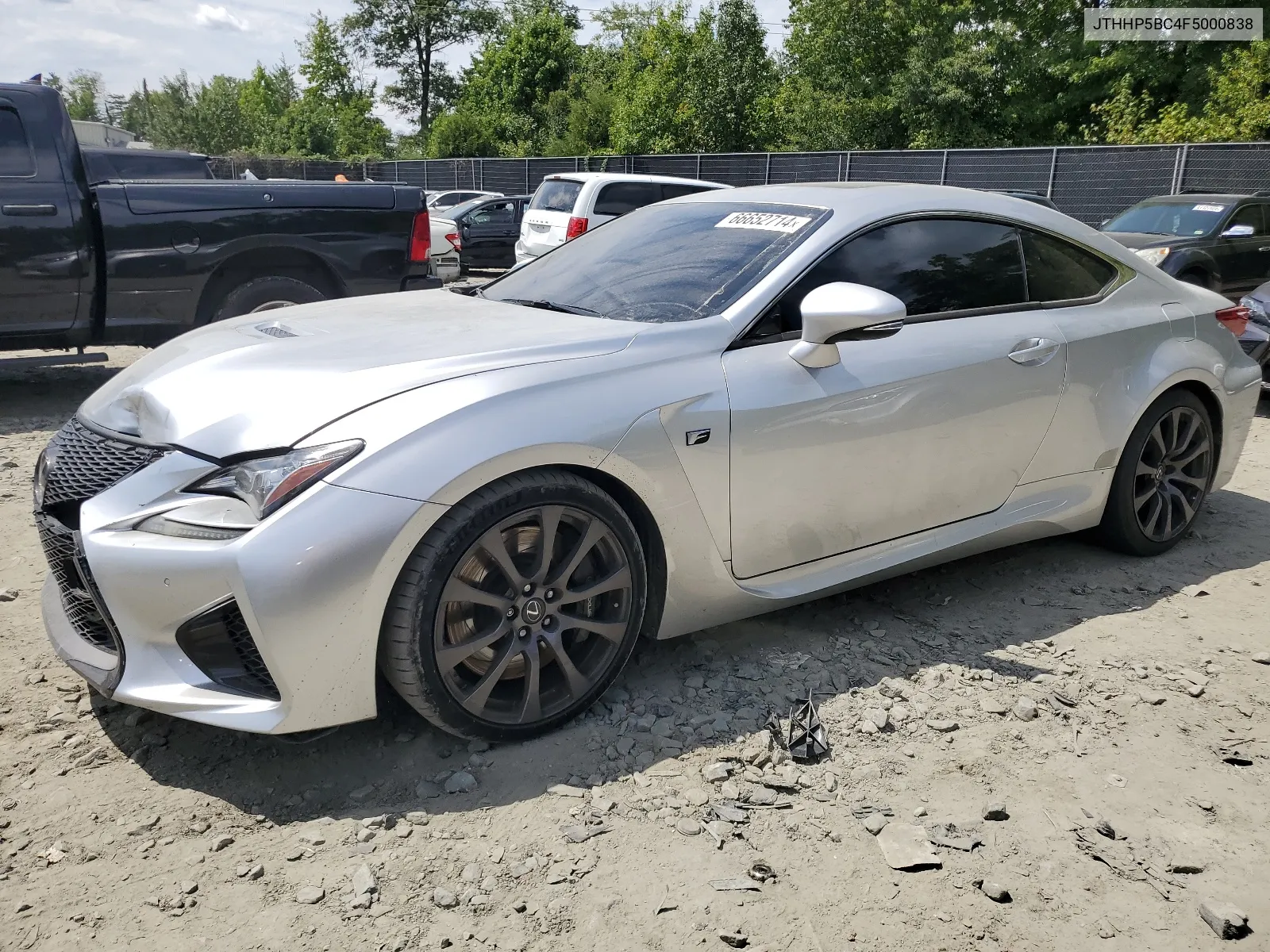 2015 Lexus Rc-F VIN: JTHHP5BC4F5000838 Lot: 66652714