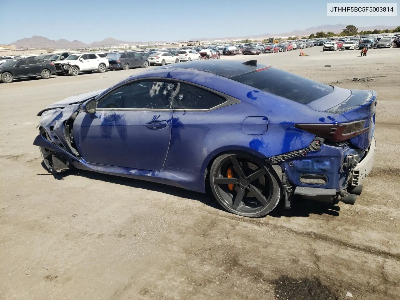 2015 Lexus Rc-F VIN: JTHHP5BC5F5003814 Lot: 72458254