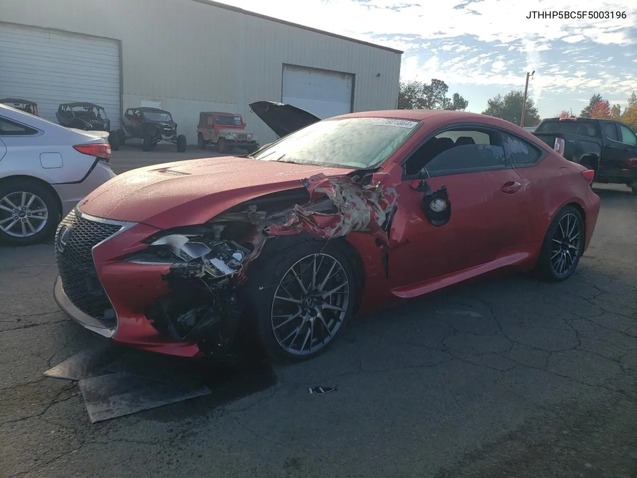 2015 Lexus Rc-F VIN: JTHHP5BC5F5003196 Lot: 77601864