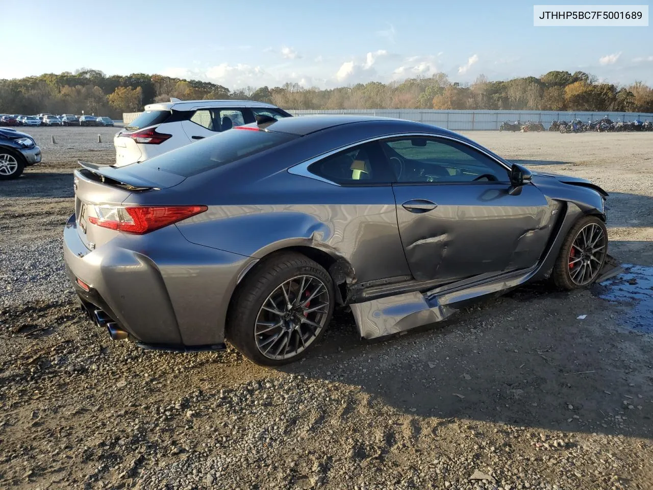 2015 Lexus Rc-F VIN: JTHHP5BC7F5001689 Lot: 79909664