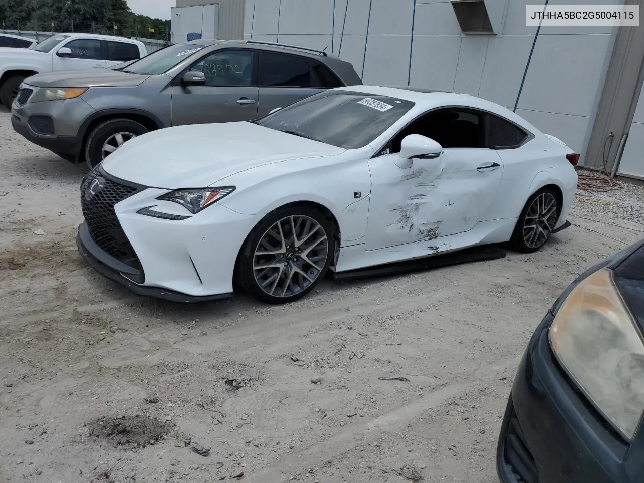 JTHHA5BC2G5004115 2016 Lexus Rc 200T