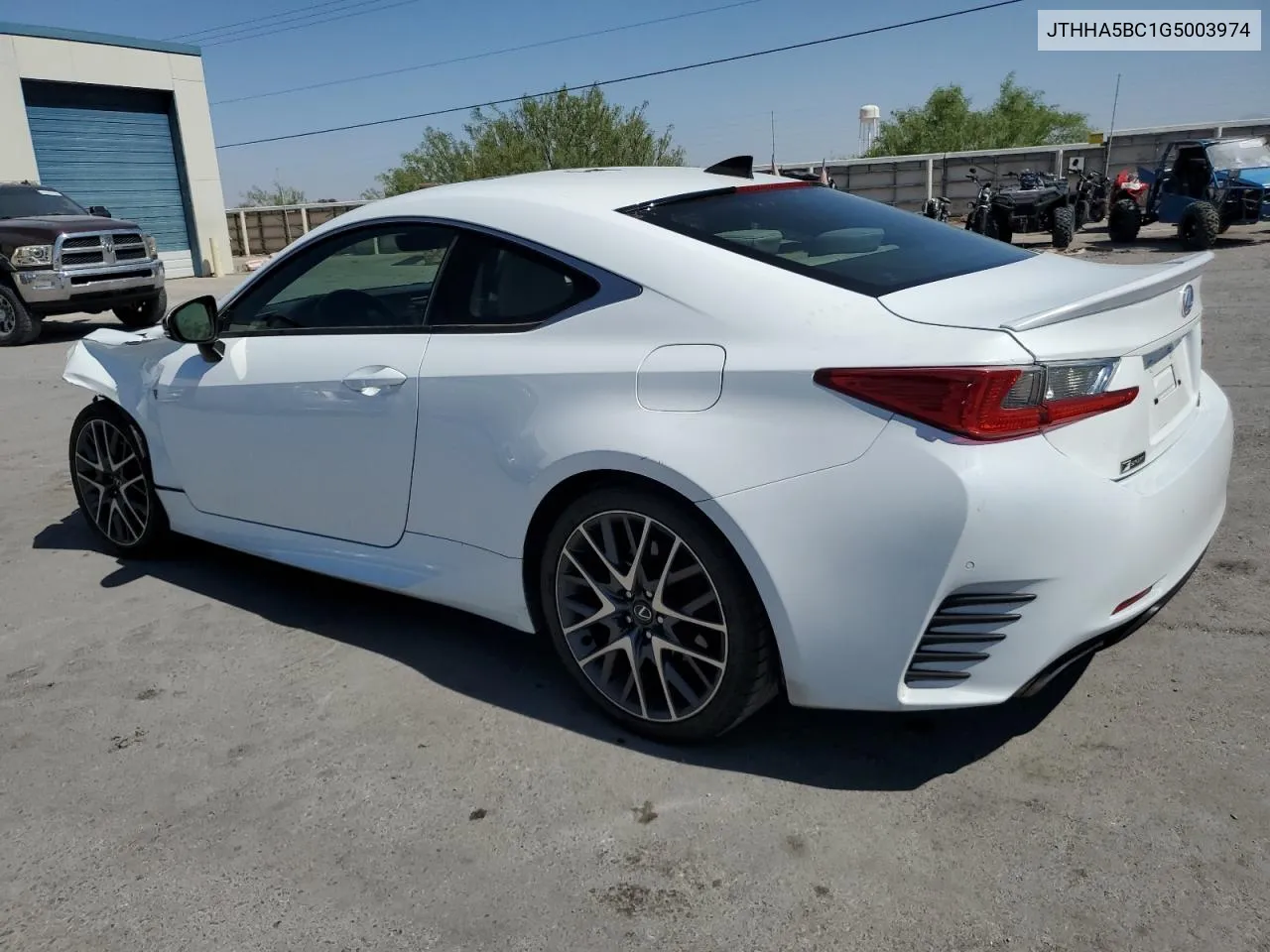 2016 Lexus Rc 200T VIN: JTHHA5BC1G5003974 Lot: 58750684