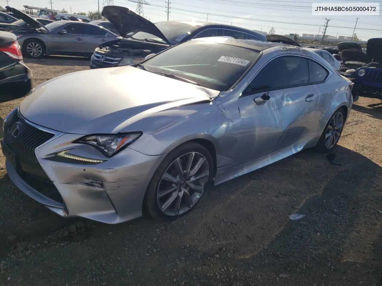 JTHHA5BC6G5000472 2016 Lexus Rc 200T