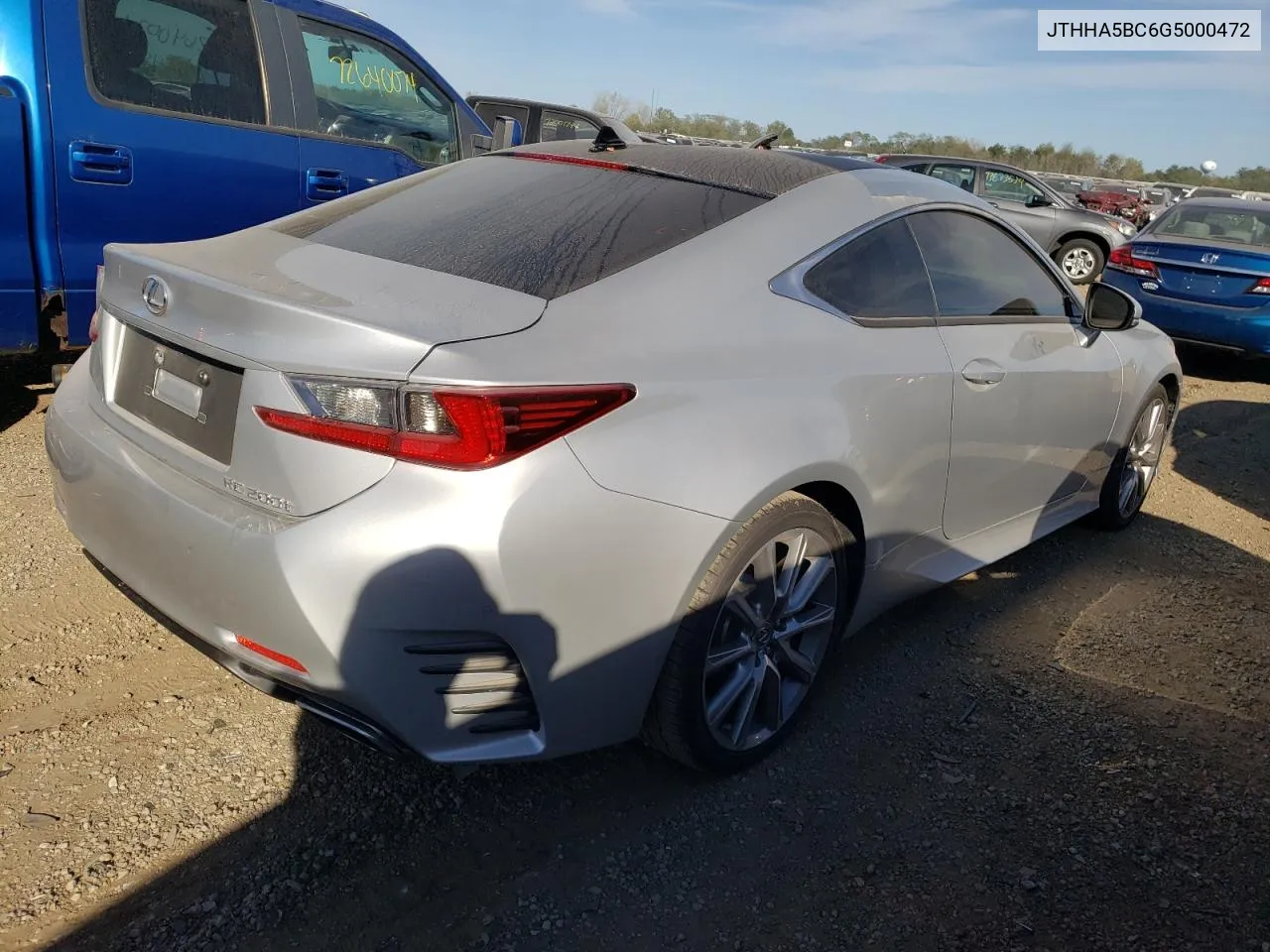 JTHHA5BC6G5000472 2016 Lexus Rc 200T