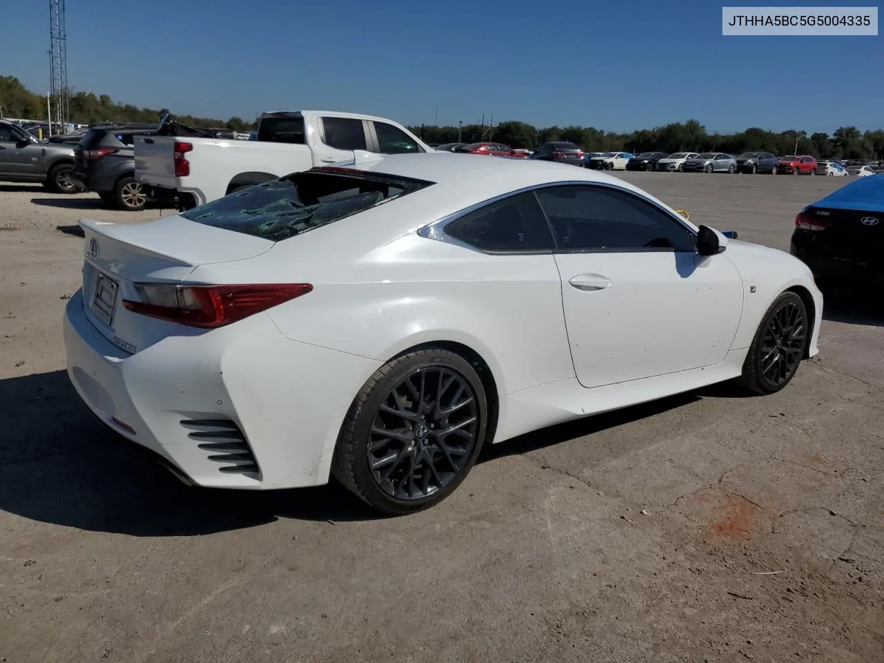 JTHHA5BC5G5004335 2016 Lexus Rc 200T