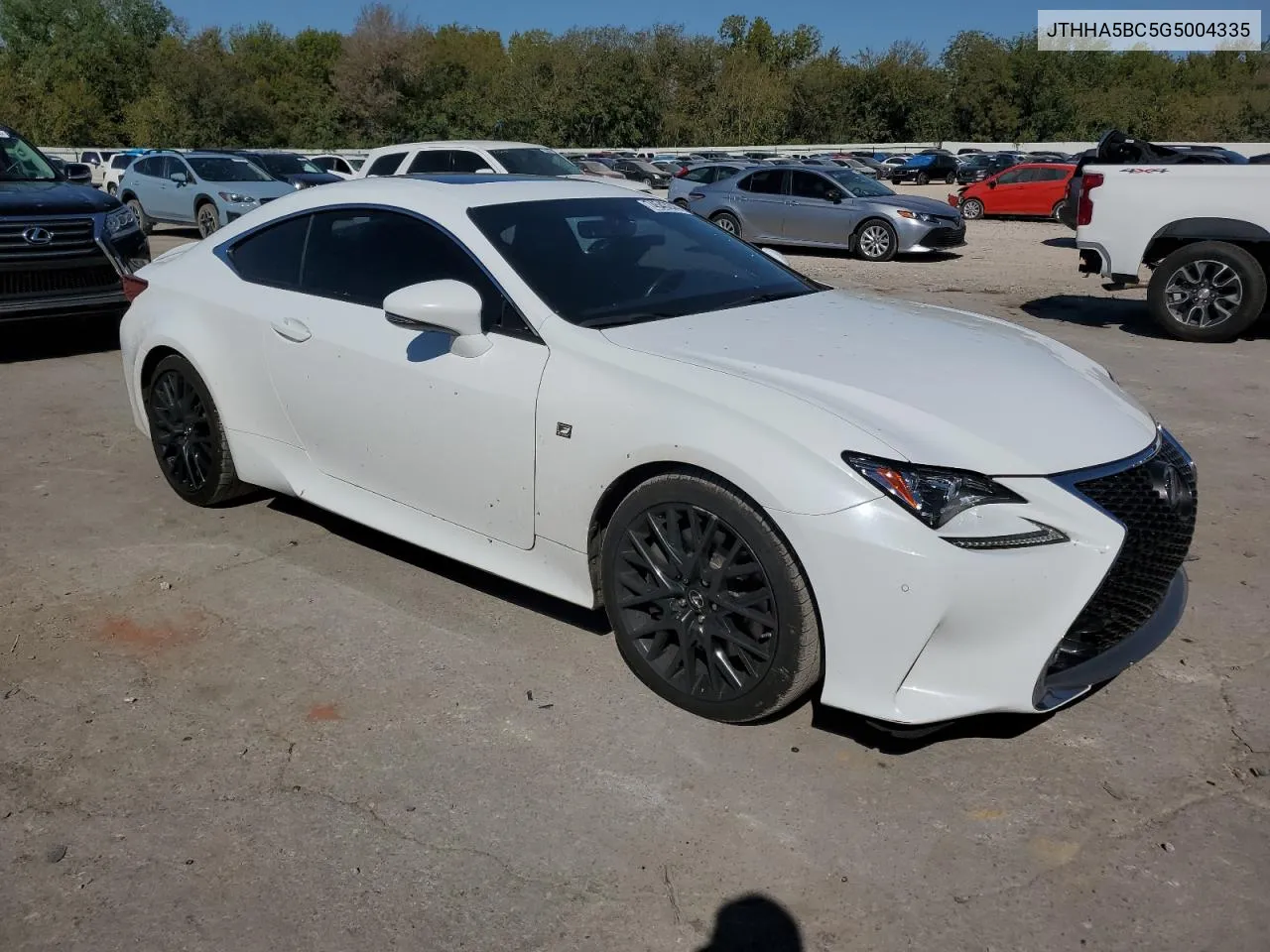 JTHHA5BC5G5004335 2016 Lexus Rc 200T