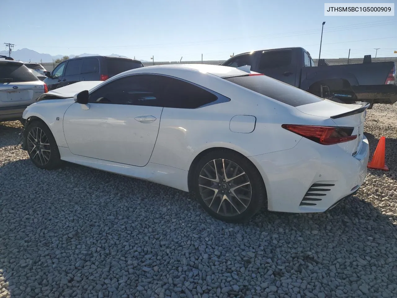 2016 Lexus Rc 300 VIN: JTHSM5BC1G5000909 Lot: 77376524