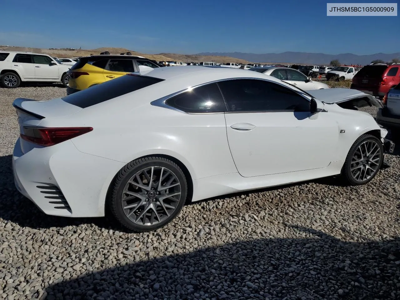 2016 Lexus Rc 300 VIN: JTHSM5BC1G5000909 Lot: 77376524