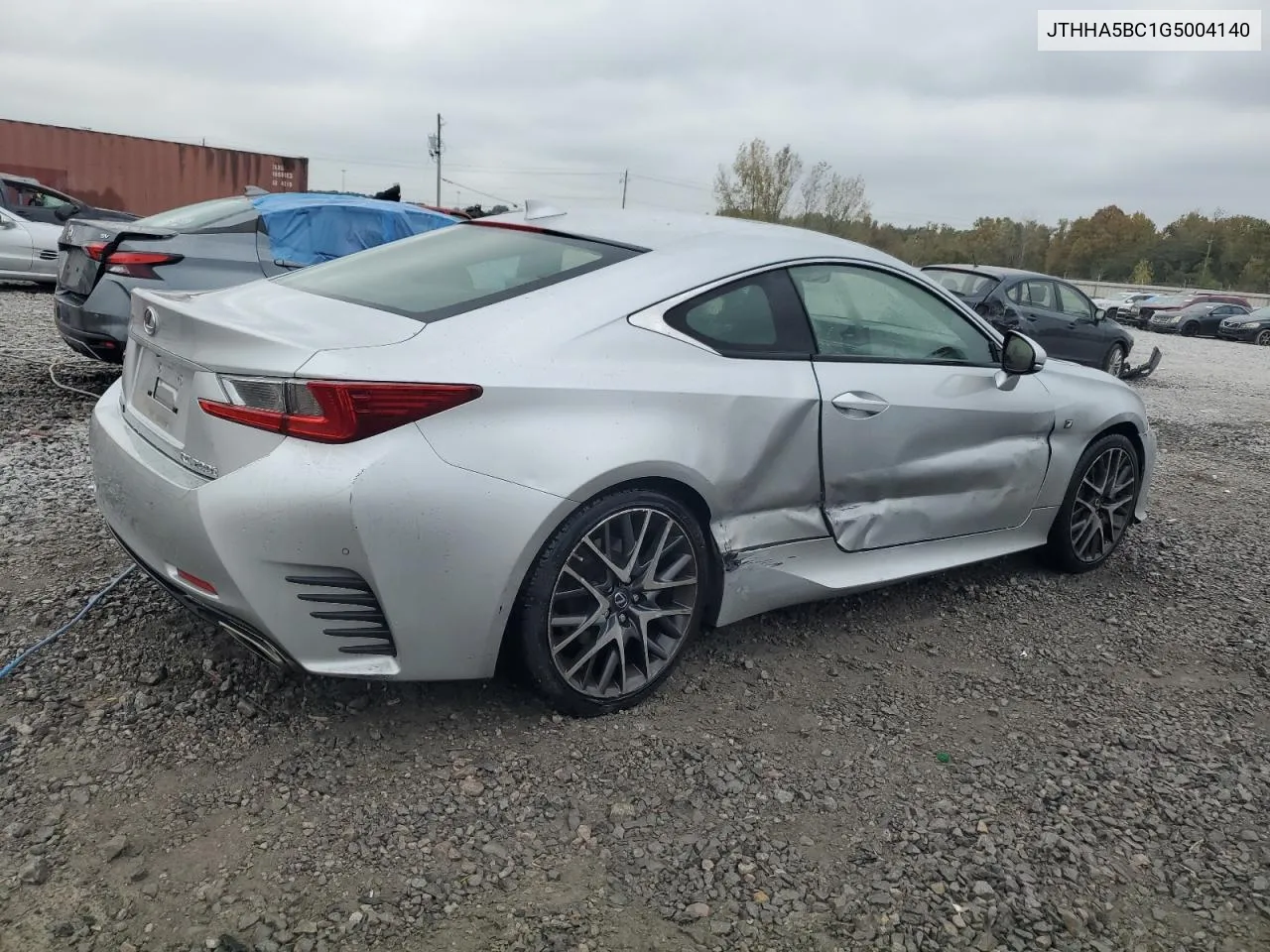 2016 Lexus Rc 200T VIN: JTHHA5BC1G5004140 Lot: 77854184