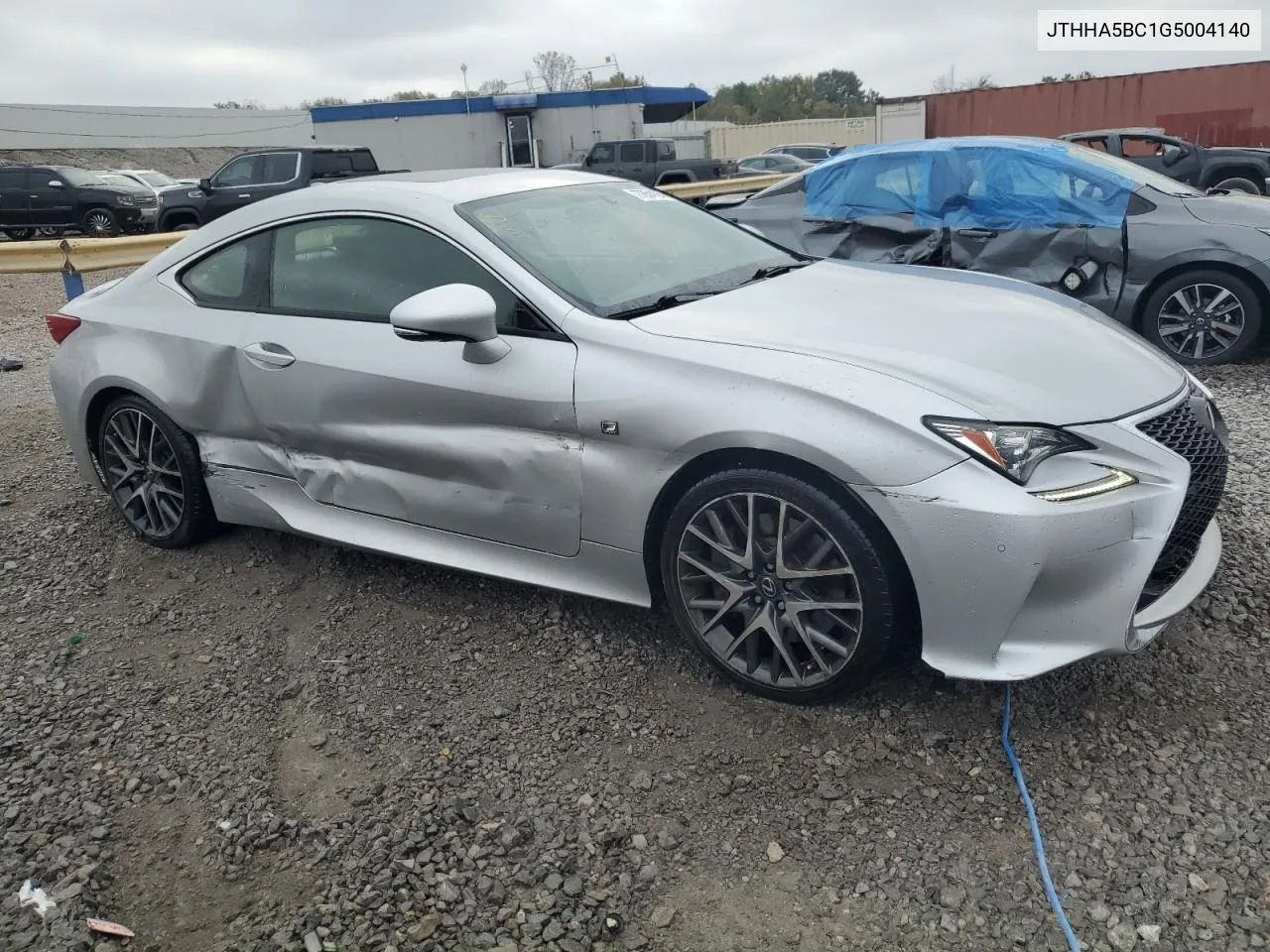 2016 Lexus Rc 200T VIN: JTHHA5BC1G5004140 Lot: 77854184