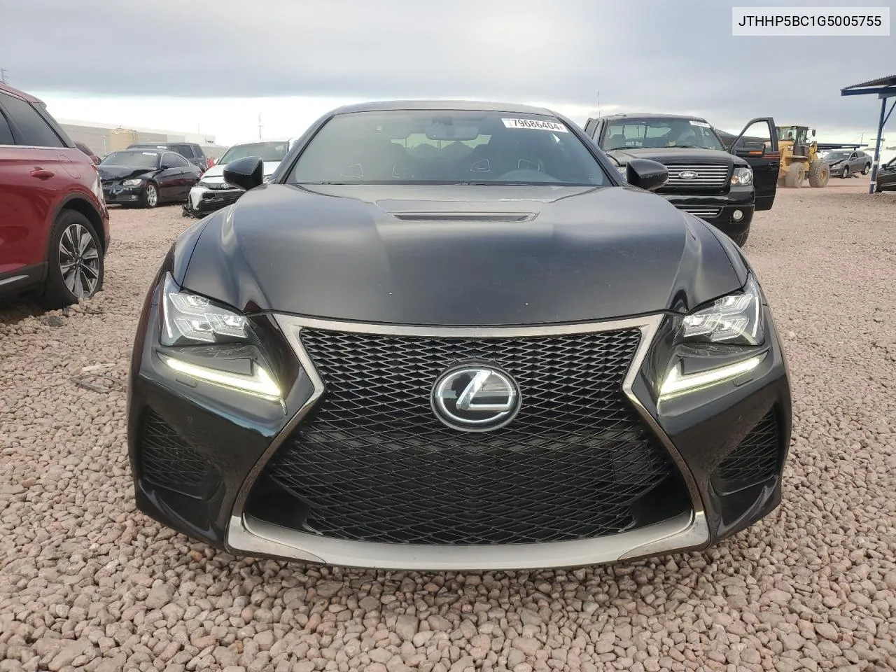 2016 Lexus Rc-F VIN: JTHHP5BC1G5005755 Lot: 79686404