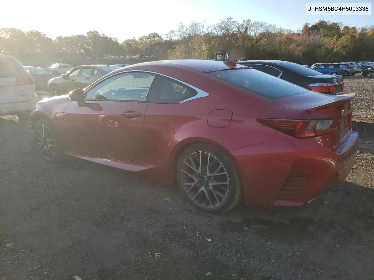 2017 Lexus Rc 300 VIN: JTHSM5BC4H5003336 Lot: 76866214