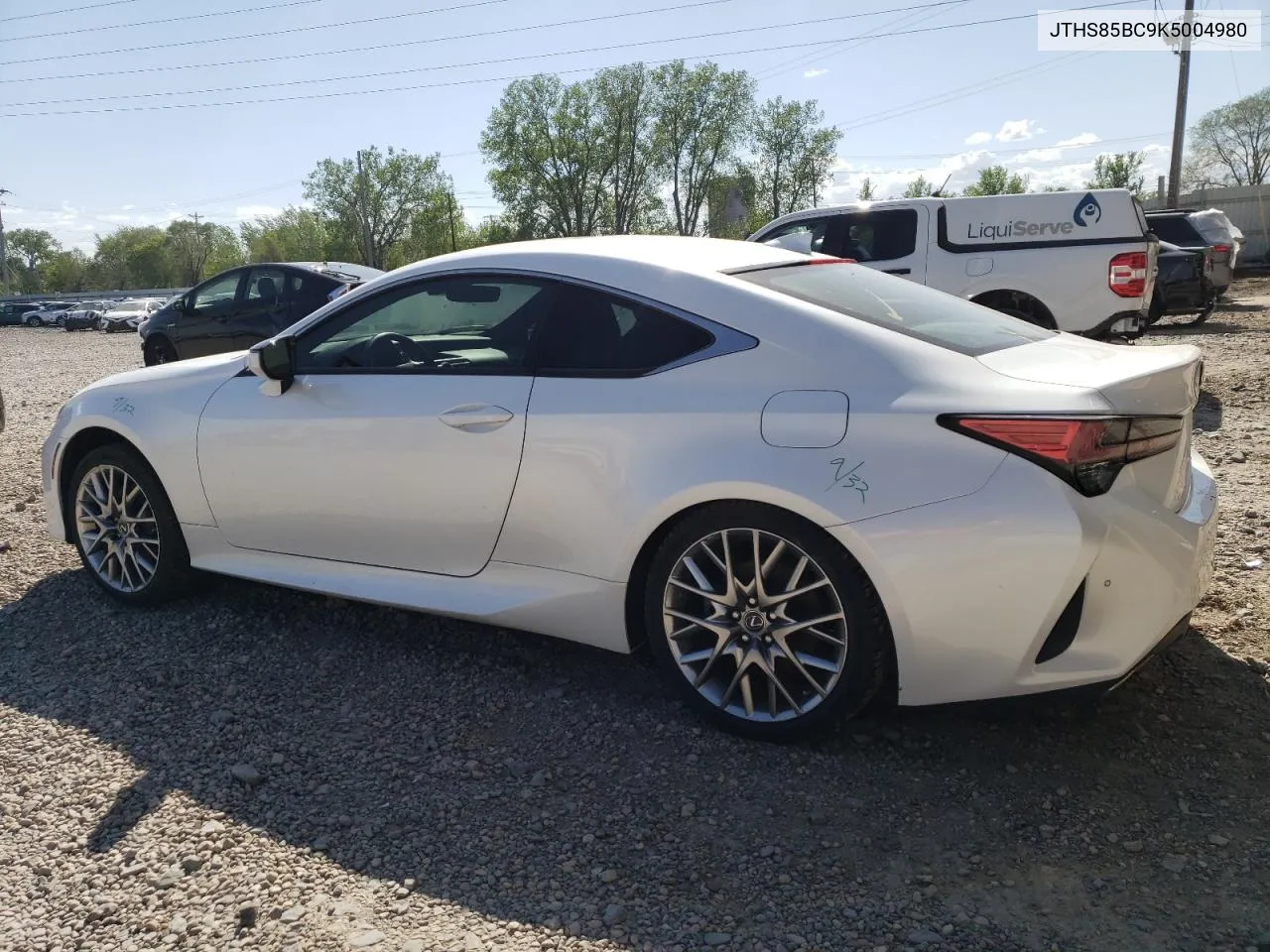 JTHS85BC9K5004980 2019 Lexus Rc 300