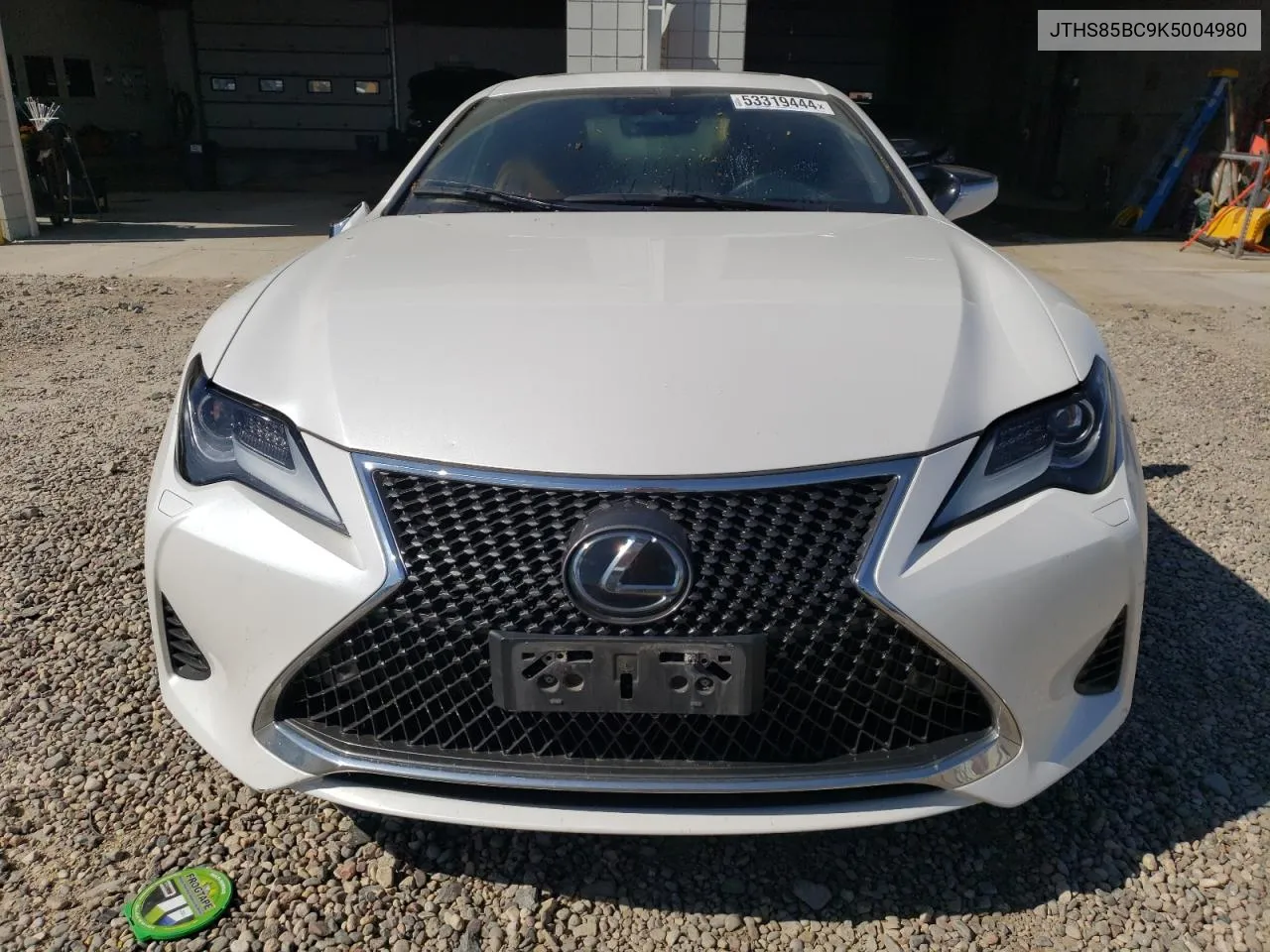 2019 Lexus Rc 300 VIN: JTHS85BC9K5004980 Lot: 53319444