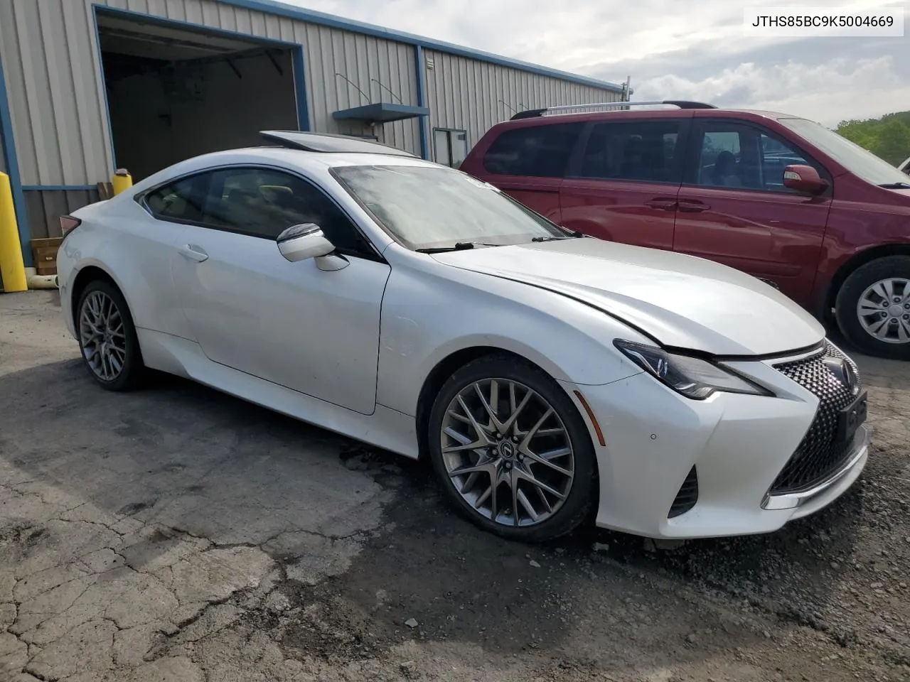 2019 Lexus Rc 300 VIN: JTHS85BC9K5004669 Lot: 54005054