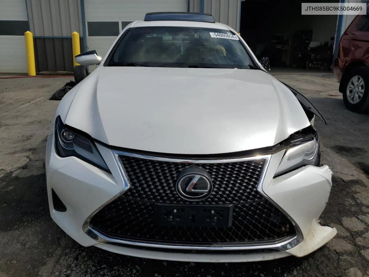 2019 Lexus Rc 300 VIN: JTHS85BC9K5004669 Lot: 54005054