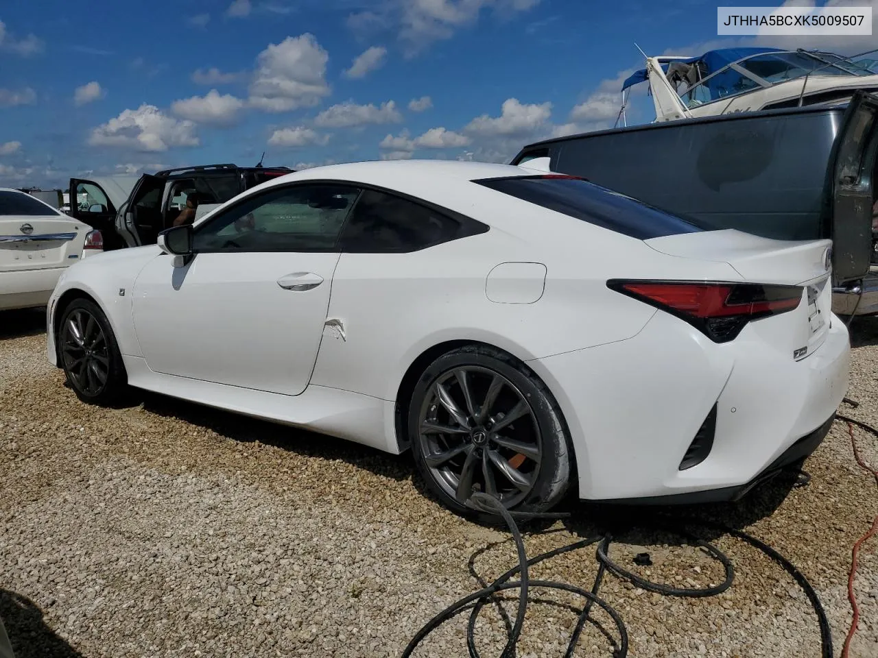 2019 Lexus Rc 300 VIN: JTHHA5BCXK5009507 Lot: 73850854