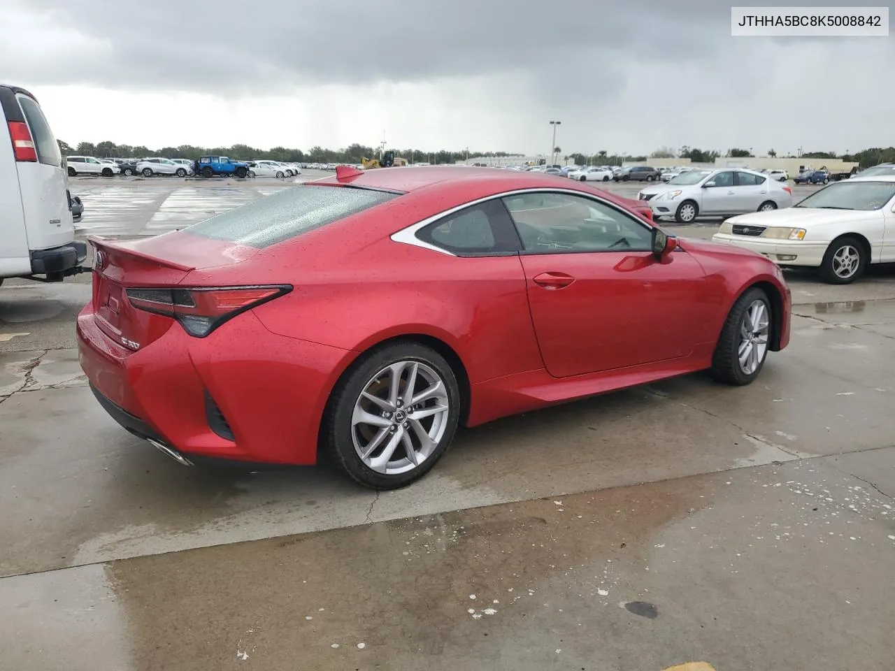 2019 Lexus Rc 300 VIN: JTHHA5BC8K5008842 Lot: 77020014