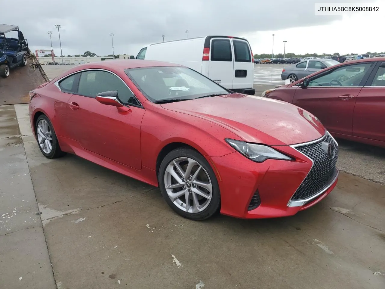 2019 Lexus Rc 300 VIN: JTHHA5BC8K5008842 Lot: 77020014