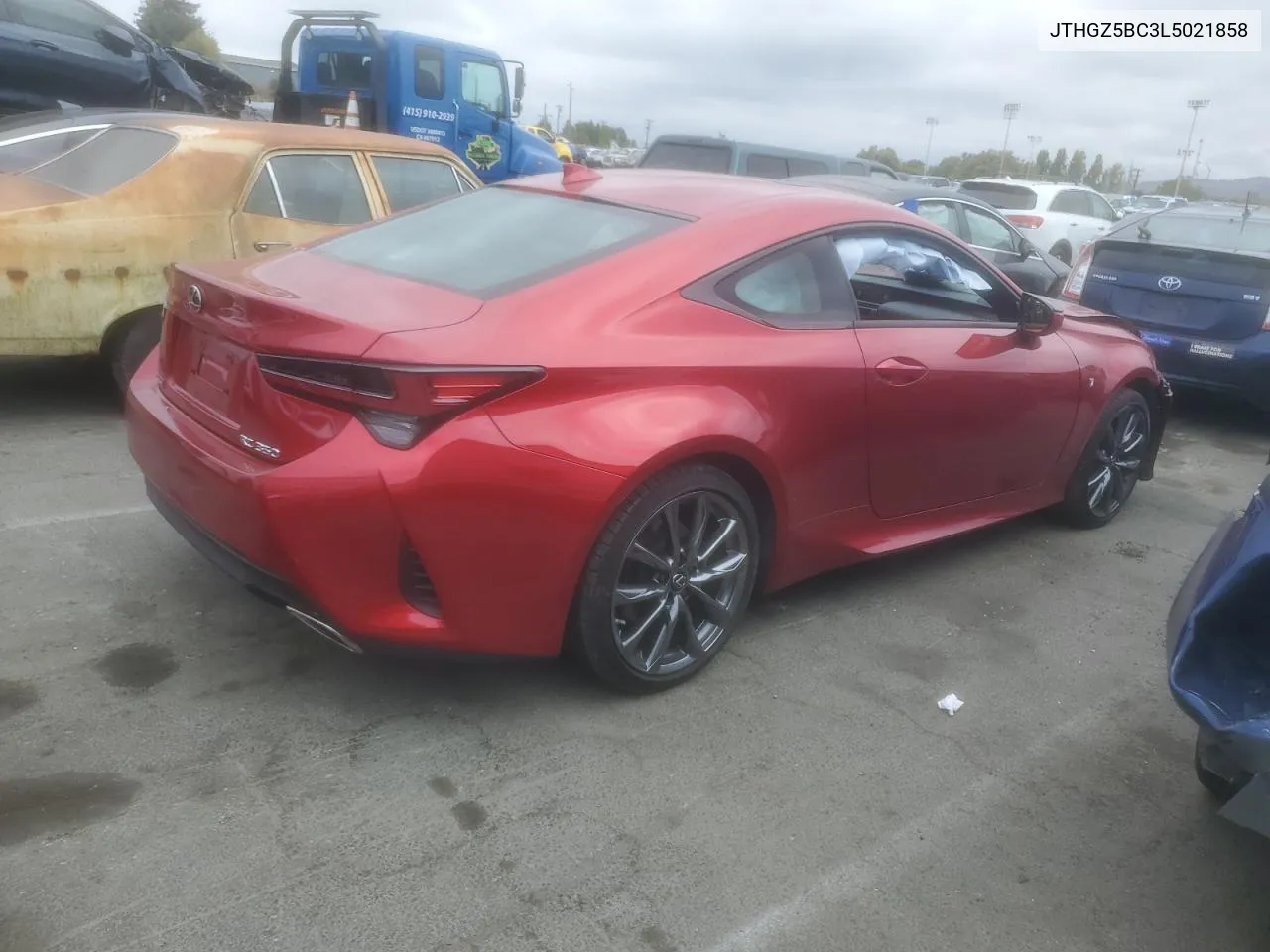 JTHGZ5BC3L5021858 2020 Lexus Rc 350 F Sport