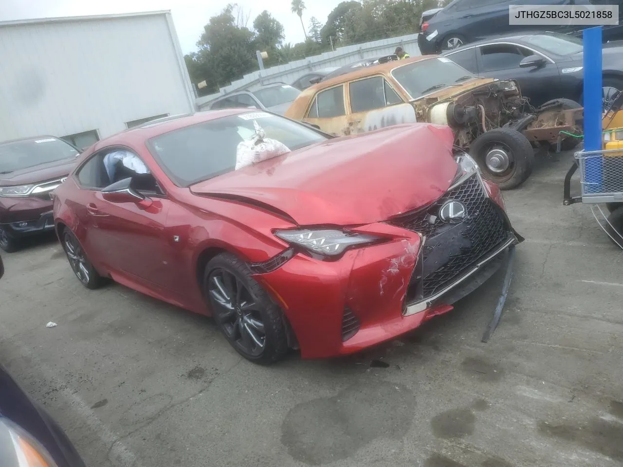 JTHGZ5BC3L5021858 2020 Lexus Rc 350 F Sport