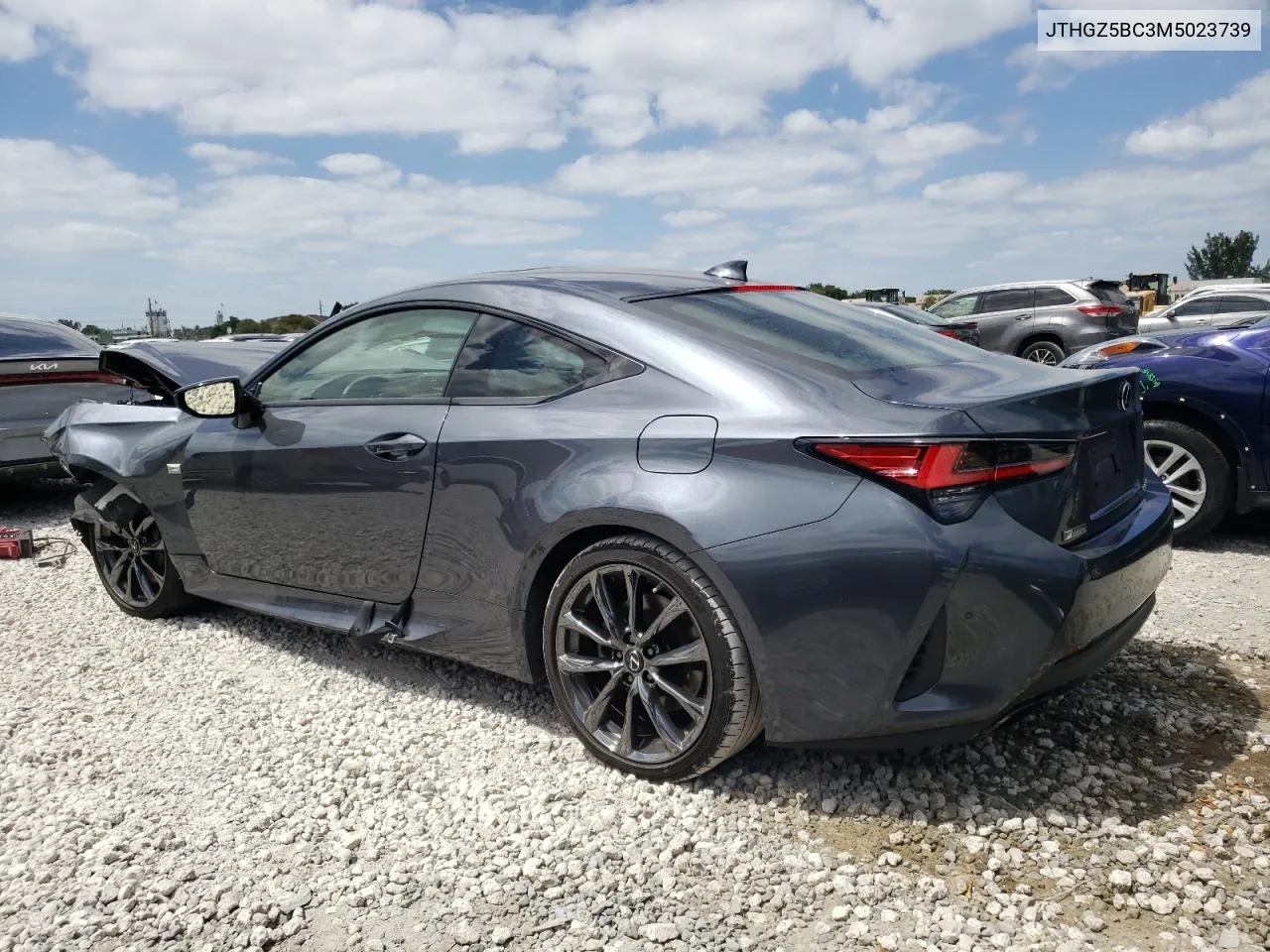 JTHGZ5BC3M5023739 2021 Lexus Rc 350 Base