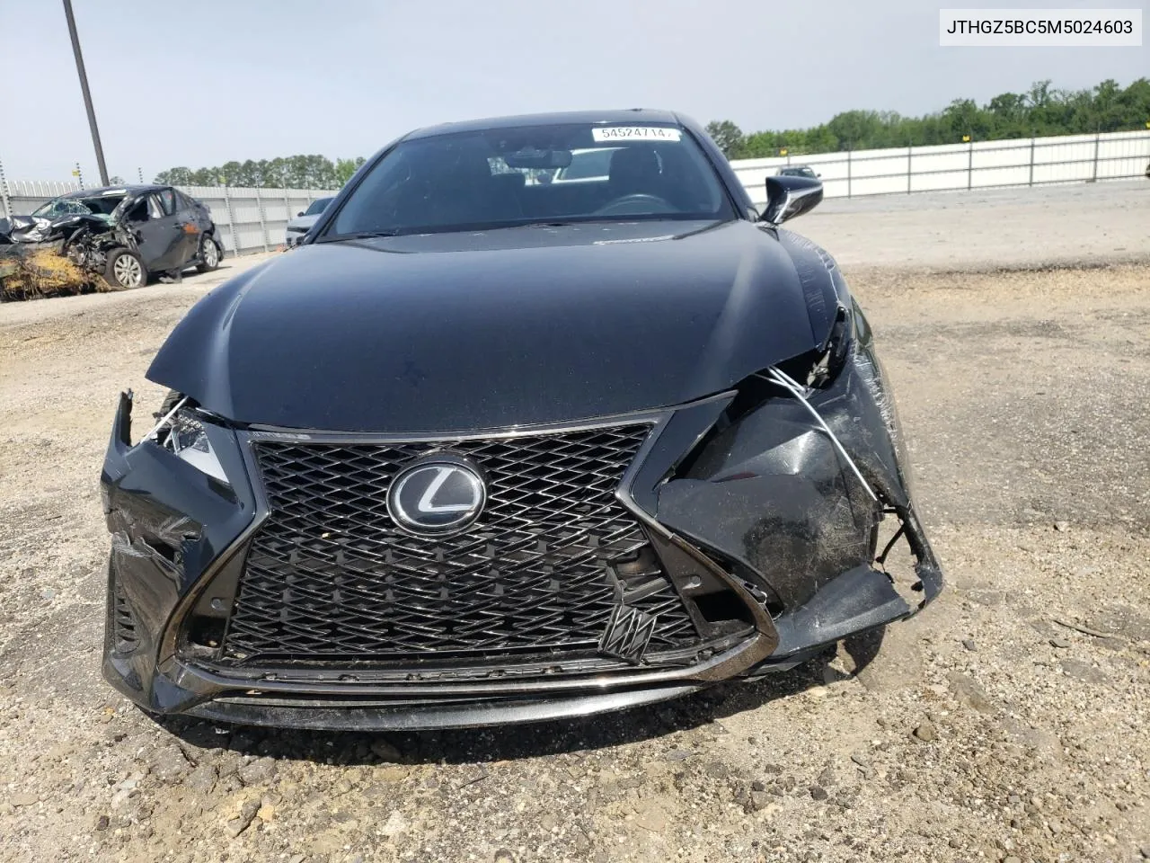 2021 Lexus Rc 350 Base VIN: JTHGZ5BC5M5024603 Lot: 54524714